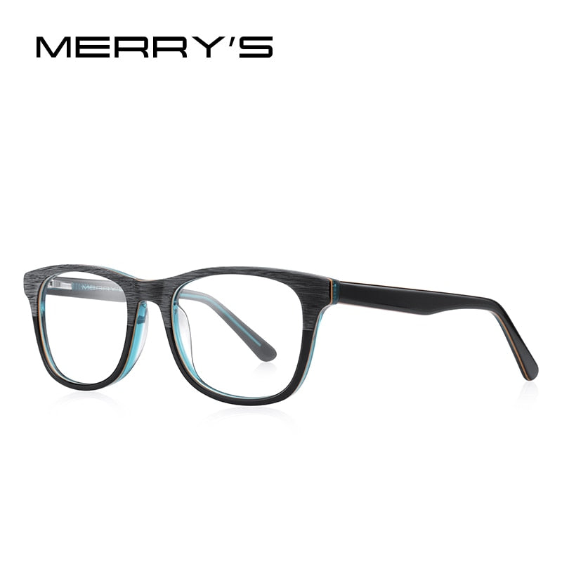 MERRYS DESIGN Kids Anti Blue Ray Light Blocking Glasses Square Eyewear Frame Acetate Glasses Frames For Boys Girls S7658FLG