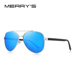 MERRYS DESIGN Men Classic Pilot Sunglasses HD Polarized Sun glasses For Driving Fishing TR90 Legs UV400 Protection S8299