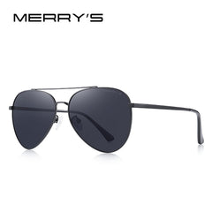 MERRYS DESIGN Men Classic Pilot Sunglasses HD Polarized Sun glasses Driving Fishing Eyewear For Men Women UV400 Protection S8134