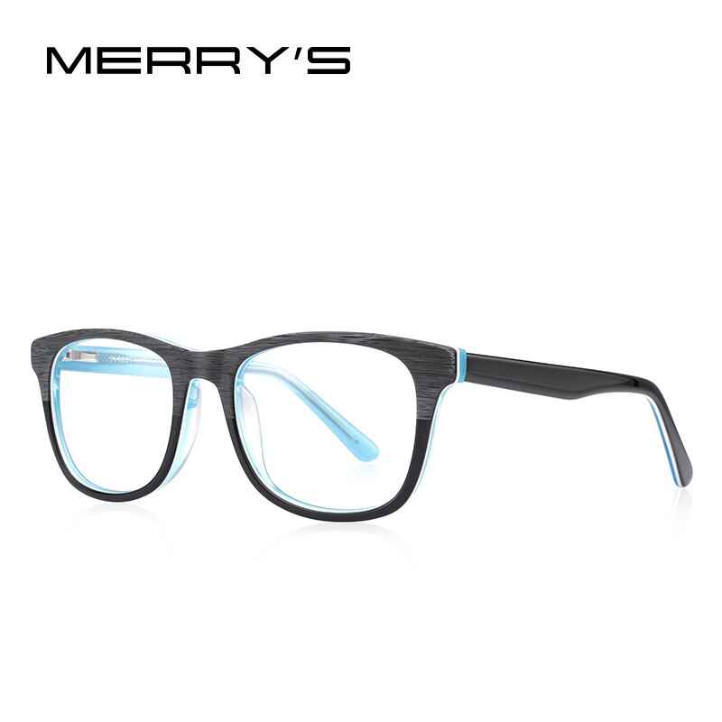 MERRYS DESIGN Kids Anti Blue Ray Light Blocking Glasses Square Eyewear Frame Acetate Glasses Frames For Boys Girls S7658FLG