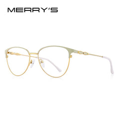 MERRYS DESIGN Retro Women Cat Eye Glasses Frame Ladies Fashion Eyeglasses Myopia Prescription Optical Eyewear S2120