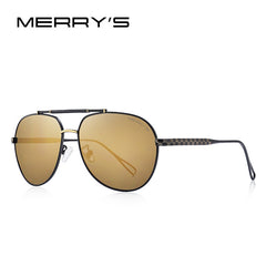 MERRYS DESIGN Men Classic Pilot Sunglasses Polarized Sunglasses For Driving Fishing UV400 Protection S8455N
