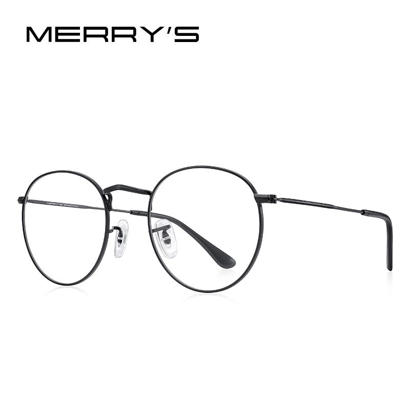 MERRYS DESIGN Classic Retro Oval Glasses Frames For Men Women Ultralight Myopia Prescription Eyeglasses S8808