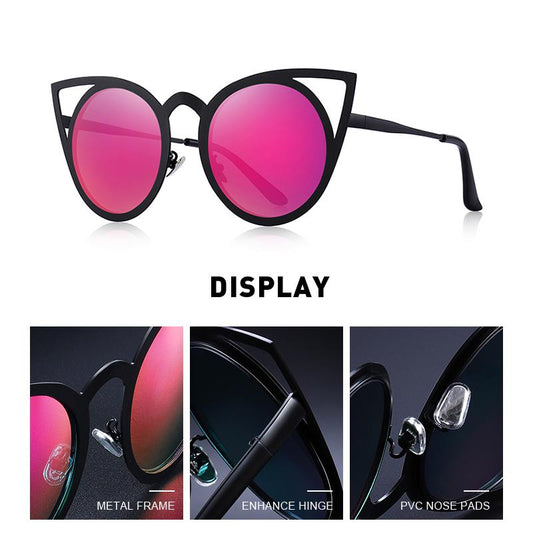 MERRYS DESIGN Women Cat Eye Sunglasses Ladies Trending Sun glasses Round Glasses UV400 Protection S8064N