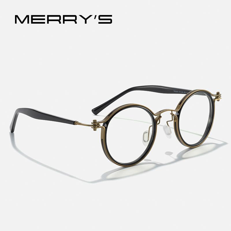 Steampunk Antique Round Eyeglasses MERRYS DESIGN Retro Round
