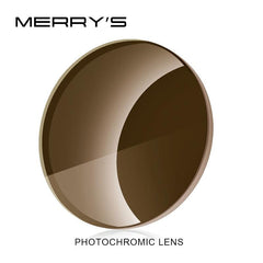 MERRYS Photochromic Series 1.56 1.61 1.67 Prescription CR-39 Resin Aspheric Glasses Lenses Myopia Sunglasses Lens