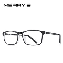 MERRYS DESIGN Pure Titanium Ultra-Light And Comfortable Unisex Eyeglasses Frame For Men Women TR90 Eyewear Optics Frame S2822