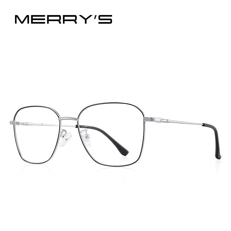 MERRYS DESIGN Men Women Fashion Trending Square Glasses Frame Unisex Myopia Prescription Optical Eyeglasses S2029