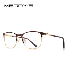 MERRYS DESIGN Retro Cat Eye Women Glasses Frame Ladies Fashion Trending Eyewear Myopia Prescription Optical Eyeglasses S2113