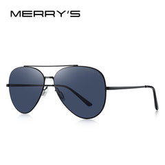 MERRYS DESIGN Men Classic Pilot Sunglasses For Driving Fishing CR39 HD Polarized Lens Mens Eyewear UV400 Protection S8226