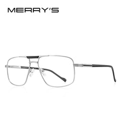 MERRYS DESIGN Men Classic Square Glasses Optics Frame Luxury Double Bridge Prescription Glasses Frames Optical Eyewear S2012