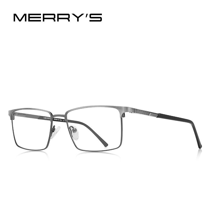MERRYS DESIGN Men Fashion Alloy Optics Glasses Frames Male Square Ultralight Myopia Prescription Glasses S2163