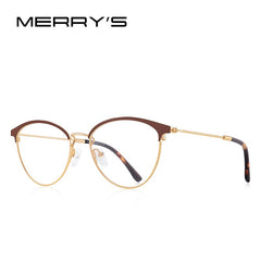 MERRYS DESIGN Women Retro Cat Eye Glasses Frame Fashion Ladies Eyeglasses Myopia Prescription Optical Eyewear S2132