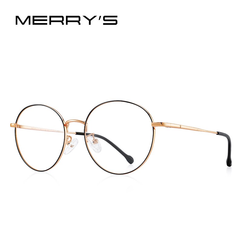 MERRYS DESIGN Retro Round Glasses frames For Men Women Ultralight Eyewear Vintage Prescription Eyeglasses Optical Frame  S2049