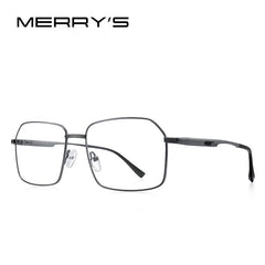 MERRYS DESIGN Men Classic Glasses Frames Luxury Rectangle Glasses Frame Optical Eyewear S2215