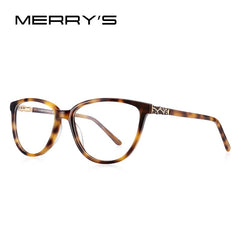 MERRYS DESIGN Women Acetate Cat Eye Glasses Frames Fashion Eyewear Retro Ladies Optica Prescription Glasses Frames S2620