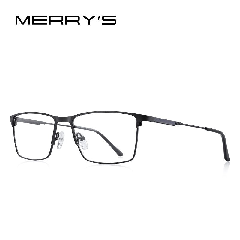 MERRYS DESIGN Men Titanium Alloy Glasses Frame Myopia Prescription Eyeglasses Optical Frame Business Style S2177