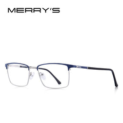 MERRYS DESIGN Men Luxury Alloy Optics Glasses Frames Male Square Ultralight Myopia Prescription Glasses Fashion Style S2016