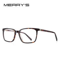 MERRYS DESIGN Men Acetate Glasses Frame Square Glasses Luxury Prescription Glasses Frames Optical Eyewear S2277