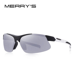 MERRYS DESIGN Men Polarized Outdoor Sports Sunglasses Women Half Frame Goggles Glasses For Running UV400 Protection S9026