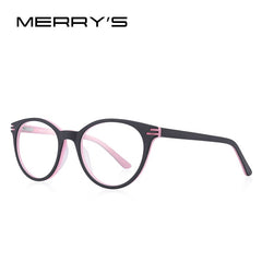 MERRYS DESIGN Kids Anti Blue Ray Light Blocking Glasses Girls Cat Eye Eyewear Frame Acetate Glasses Frames S7813FLG