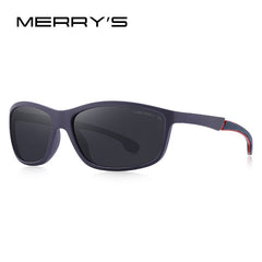 MERRYS DESIGN Square Polarized Sunglasses For Men TR90 Frame Driving Sun Glasses Male Fishing Goggle UV400 S3113