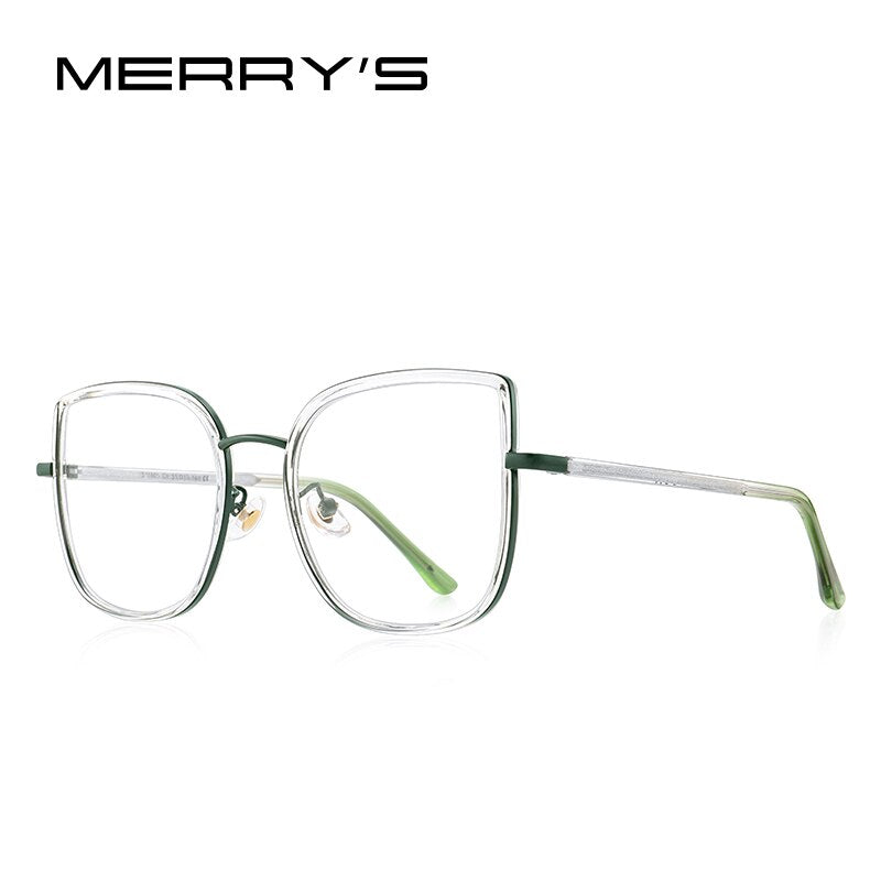 MERRYS DESIGN Women Retro Cat Eye Glasses Frame Ladies Fashion Eyeglasses Myopia Prescription Optical Eyewear S2605