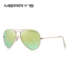 MERRYS DESIGN Men/Women Classic Pilot Polarized Sunglasses 58mm UV400 Protection S8025