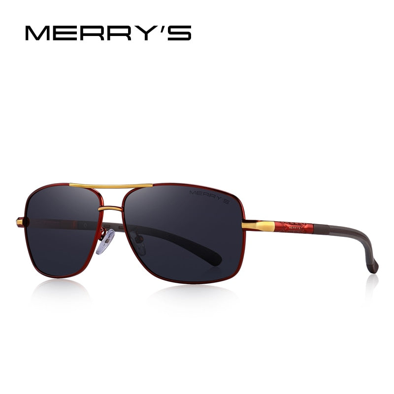 MERRYS DESIGN Men Classic HD Polarized Sunglasses For Driving  Aviation Aluminum Mens Sun glasses UV400 Protection S8714