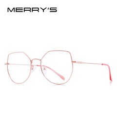 MERRYS DESIGN Women Fashion Optical Frames Ultralight Cat Eye Myopia Prescription Eyeglasses S2025