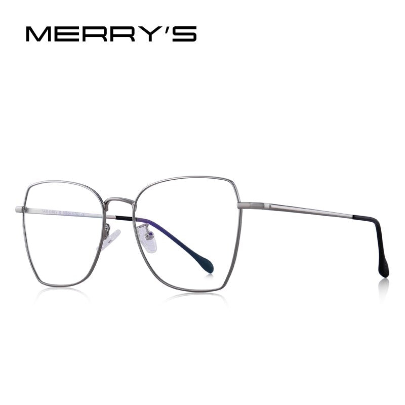 MERRYS DESIGN Men Women Fashion Square Glasses Frame Unisex Luxury Myopia Prescription Optical Eyeglasses S2011