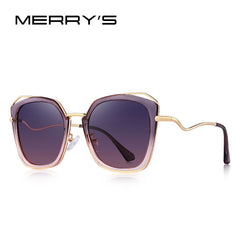 MERRYS DESIGN Women Luxury Brand Cat Eye Sunglasses Ladies Fashion Polarized Sun glasses UV400 Protection S6225