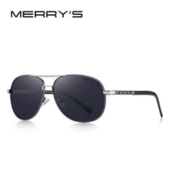 MERRYS DESIGN Men Classic Pilot Sunglasses HD Polarized Sunglasses For Men Driving Aviation Legs UV400 Protection S8371