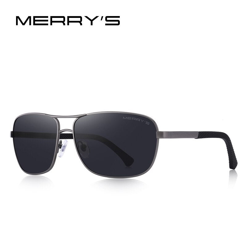 MERRYS DESIGN Men Classic Rectangle Sunglasses HD Polarized Sun glasses For Driving TR90 Legs UV400 Protection S8166