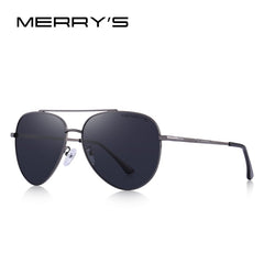 MERRYS DESIGN Men Classic Pilot Sunglasses Aviation Frame HD Polarized Sunglasses For Men Driving UV400 Protection S8138