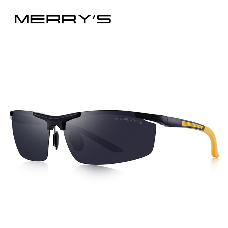 MERRYS DESIGN Men Classic Aluminum Alloy Sunglasses HD Polarized Sunglasses For Driving Outdoor Sports UV400 Protection S8530