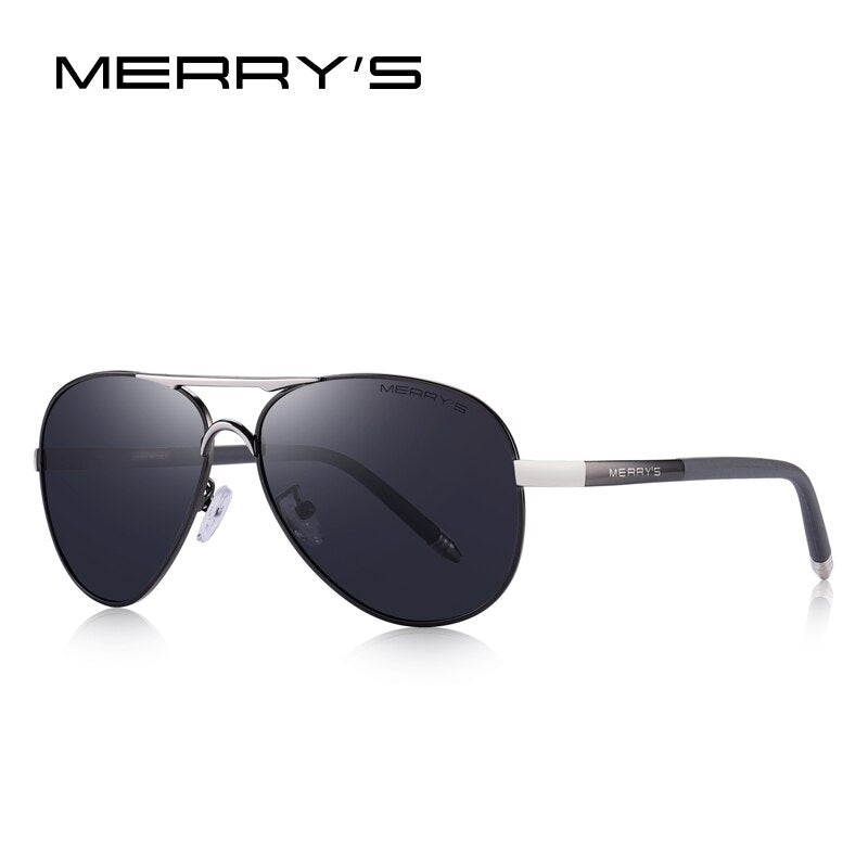 MERRYS Men Classic Pilot Sunglasses HD Polarized Aluminum Driving Sun glasses Luxury Shades UV400 S8513