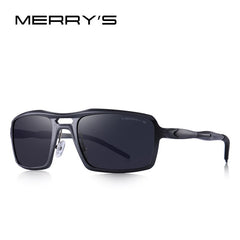 MERRYS DESIGN Men Classic Aluminum Alloy Sunglasses HD Polarized Sunglasses For Mens Outdoor Sports UV400 Protection S8276