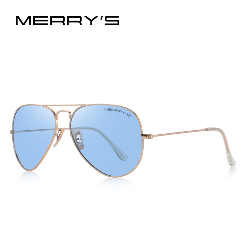 MERRYS DESIGN Men/Women Classic Pilot Polarized Sunglasses 58mm UV400 Protection S8025