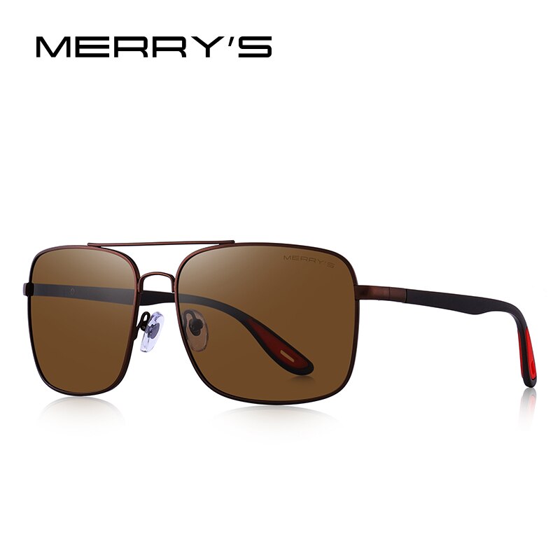 MERRYS DESIGN Men Classic Luxury Brand Sunglasses HD Polarized Sun glasses For Driving TR90 Legs UV400 Protection S8181