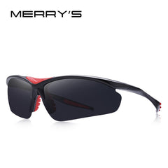 MERRYS DESIGN Men Polarized Outdoor Sports Sunglasses Male Half Frame Goggles Glasses For Running UV400 Protection S9023