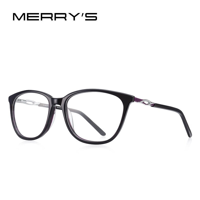 MERRYS DESIGN Women Acetate Cat Eye Glasses Frames Luxury Eyewear Optics Frame Prescription Glasses Frames Optical Eyewear S2621