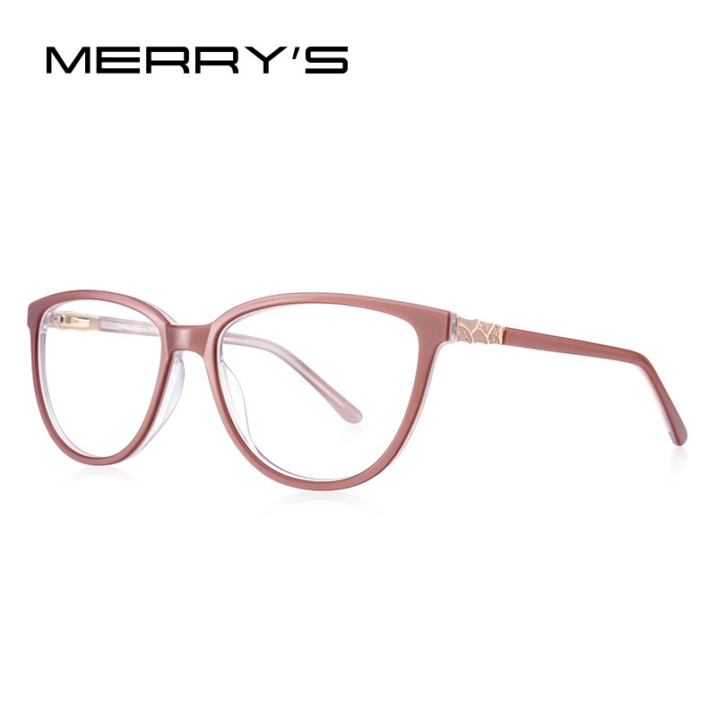 MERRYS DESIGN Women Acetate Cat Eye Glasses Frames Fashion Eyewear Retro Ladies Optica Prescription Glasses Frames S2620