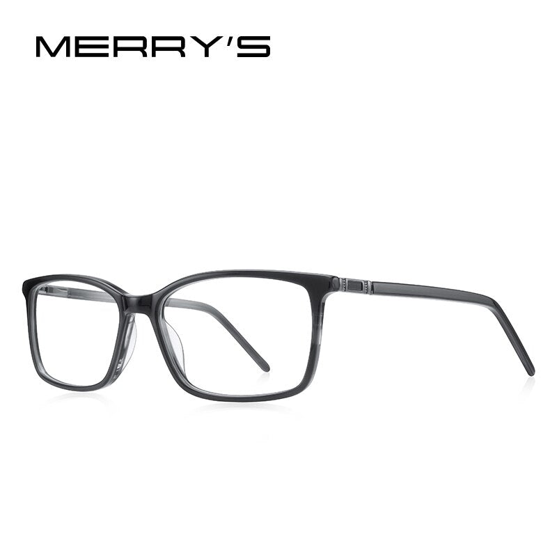 MERRYS DESIGN Men Acetate Glasses Frames Classic Square Optics Frame Luxury Prescription Glasses Frames Optical Eyewear S2038