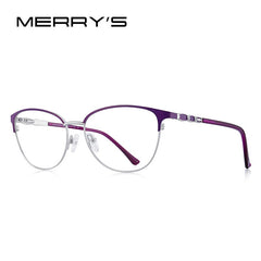 MERRYS DESIGN Retro Cat Eye Glasses Frame Women Fashion Eyeglasses Prescription Optical Eyewear S2222