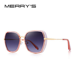 MERRYS DESIGN Women Fashion Square Sunglasses Ladies Luxury Brand Trending Polarized Sun glasses UV400 Protection S6233