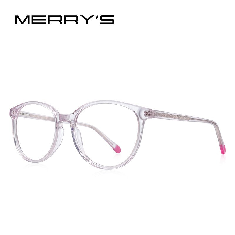 MERRYS DESIGN Women Cat Eye Glasses Frames Fashion Acetate Eyewear Retro Ladies Optica Prescription Glasses Frames S2316