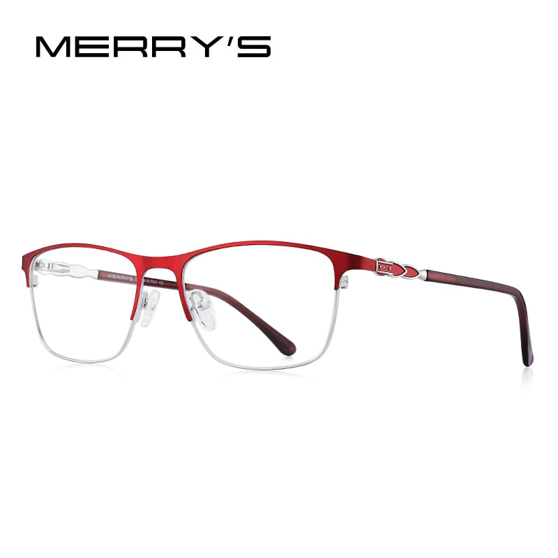 MERRYS DESIGN Women Square Glasses Frame Ladies Fashion Trending Eyewear Myopia Prescription Optical Eyeglasses S2112