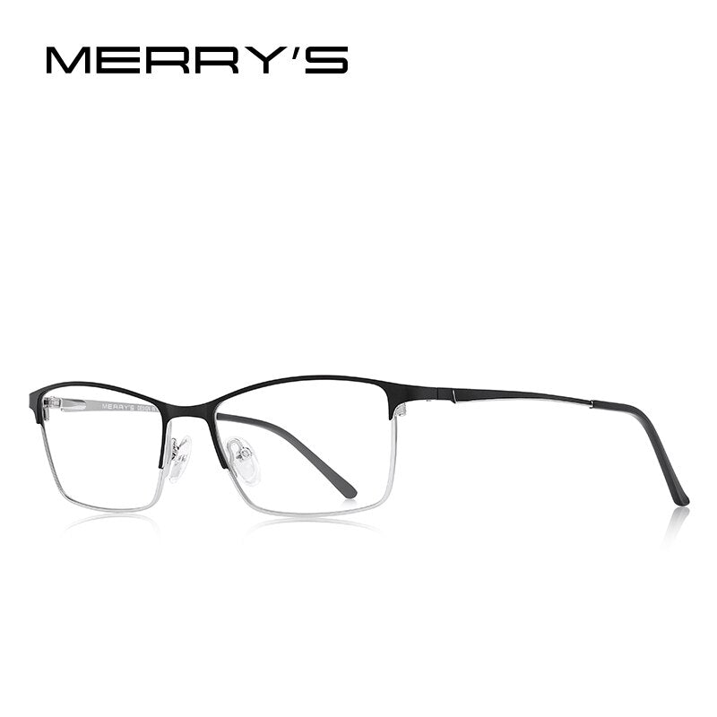 MERRYS DESIGN Men Luxury Titanium Alloy Optics Glasses Male Ultralight Eye Myopia Hyperopia Prescription Eyeglasses S2041