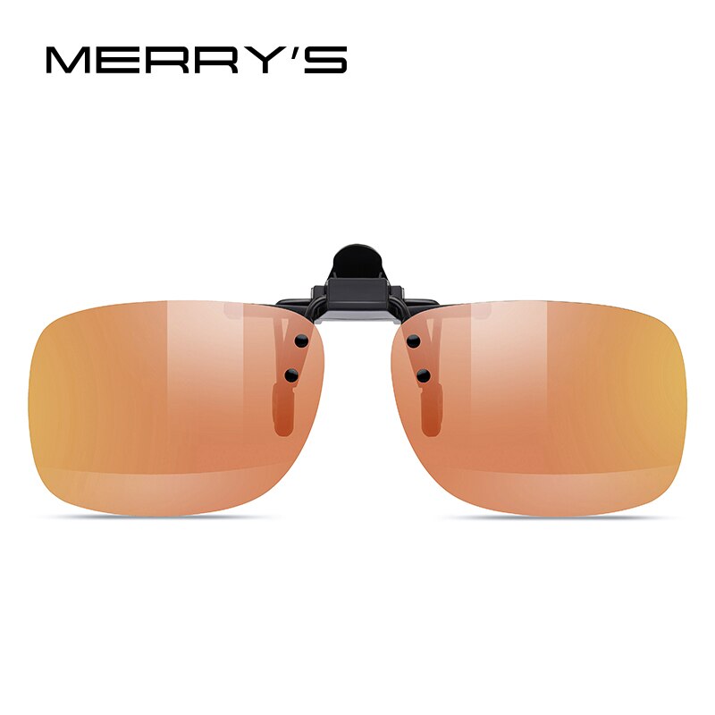 MERRYS DESIGN Clip On Glasses Frame UV400 Polarized Fishing Driving Sunglasses Clips Day Night Vision Clip Glasses P0088